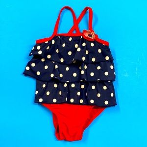 One-piece Girls Swimsuit Size 9m